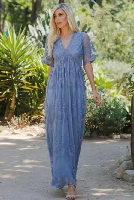 Robe bohème dentelle