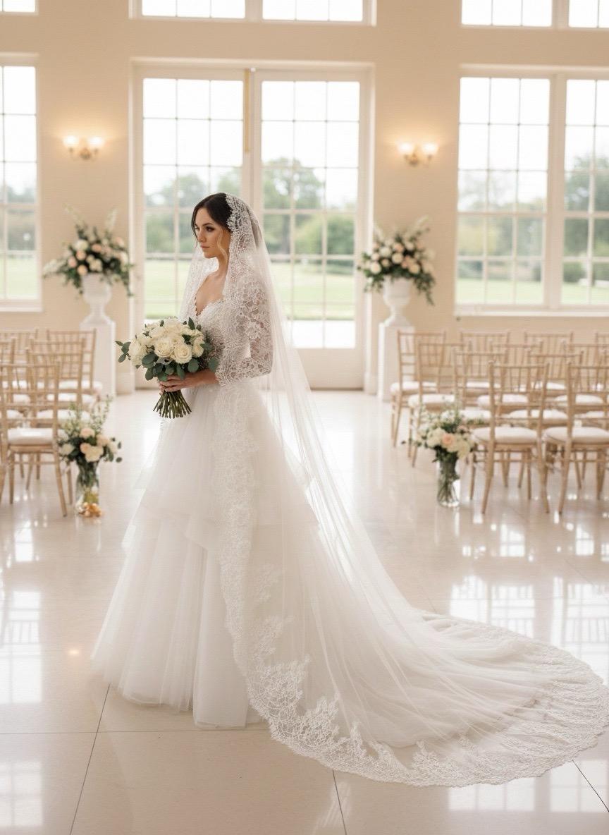 Voile mariée fluide
